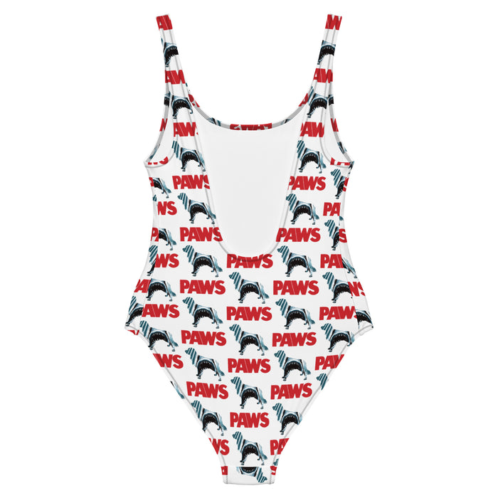 "PAWS" One-Piece Swimsuit