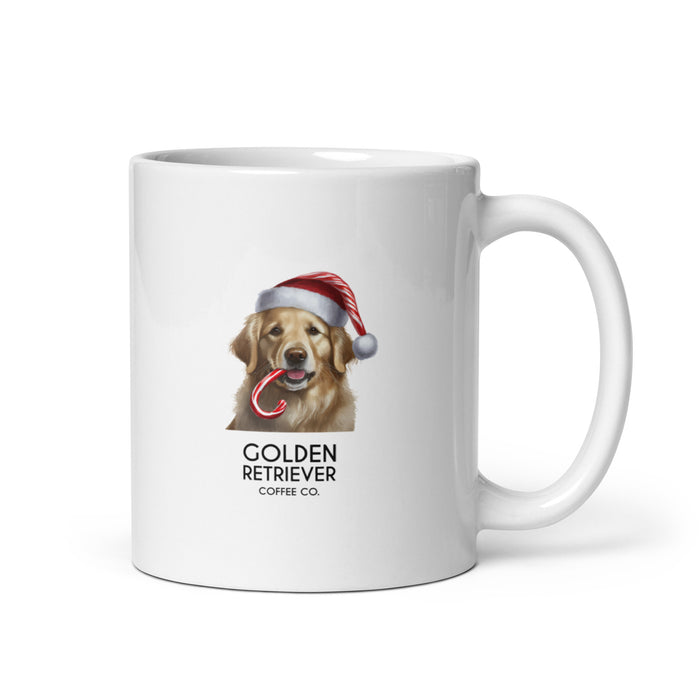 Santa's Golden Retriever Mug