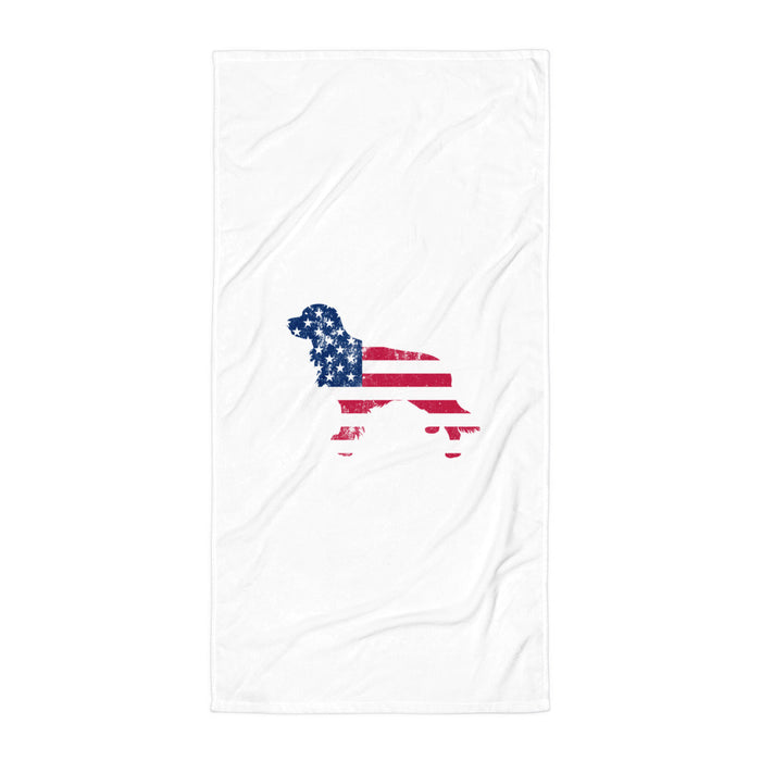 "American Golden" Beach Towel