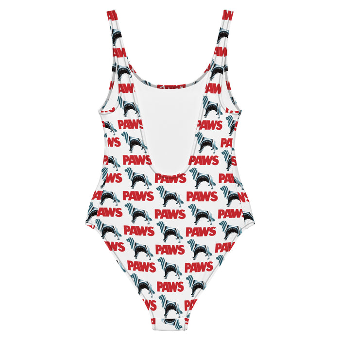 "PAWS" One-Piece Swimsuit