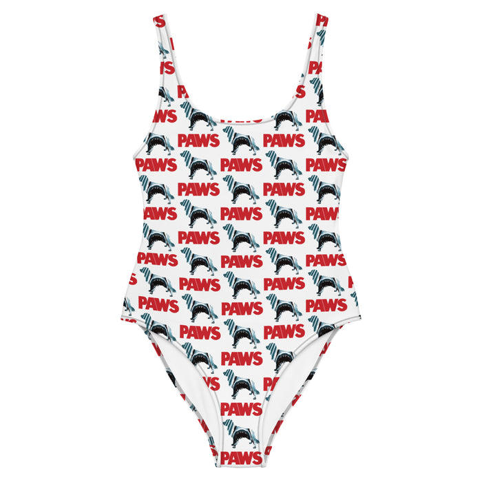 "PAWS" One-Piece Swimsuit